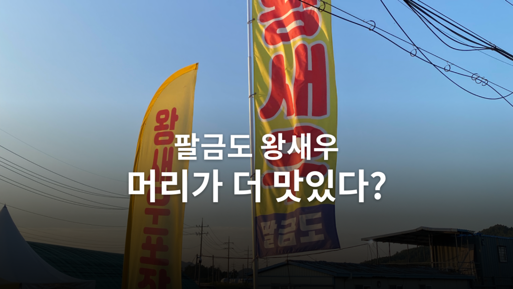 신안 팔금도 왕새우 직판장 후기ㅣ소금구이보다 더 기억에 남은 머리튀김 대표 이미지