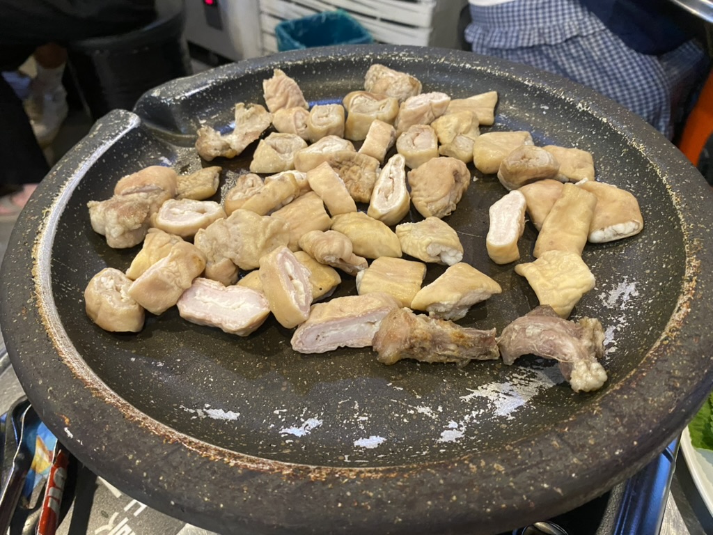 주문한 소금구이 2인분