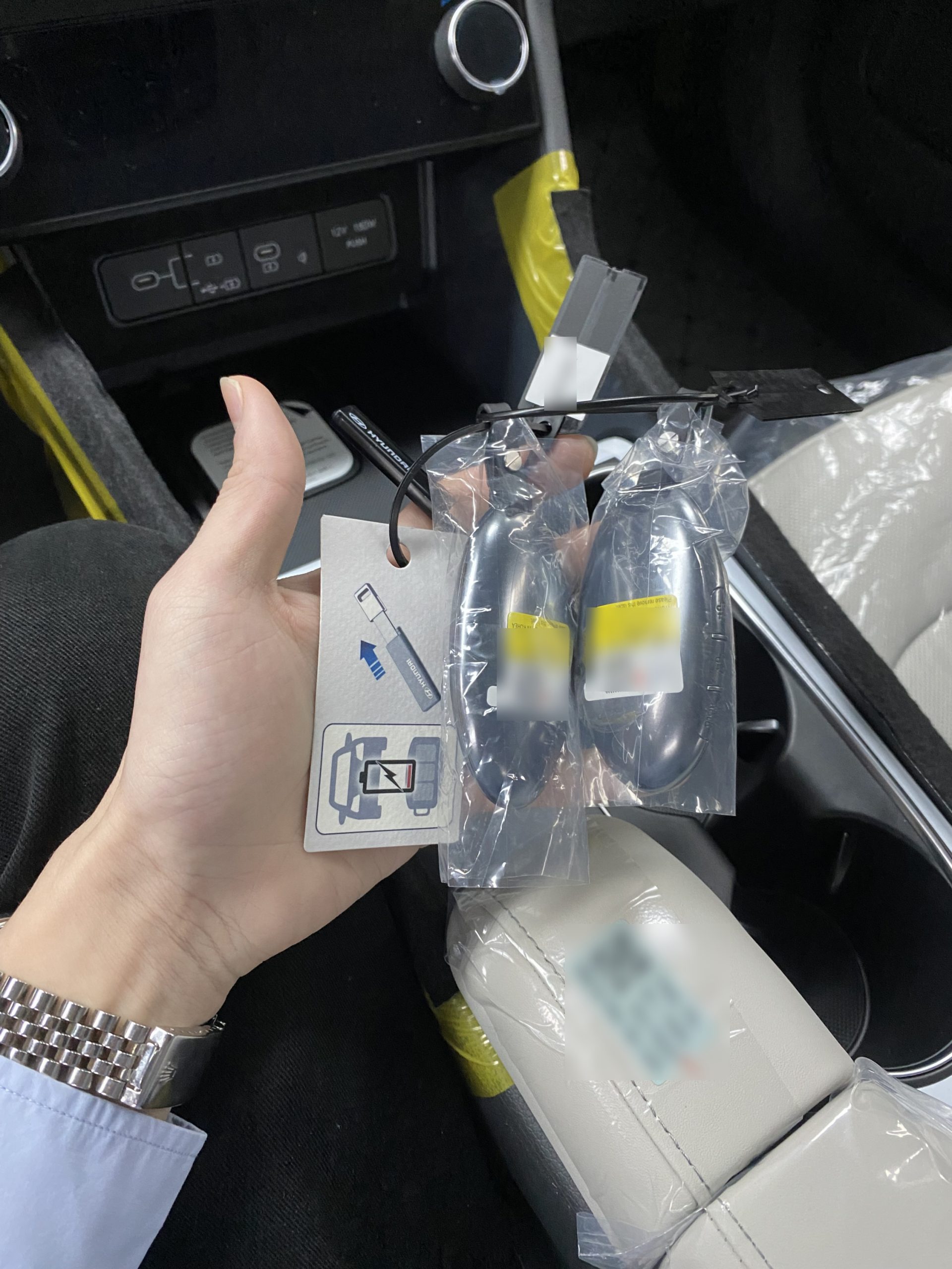 차량 인수 때 확인한 구성품
