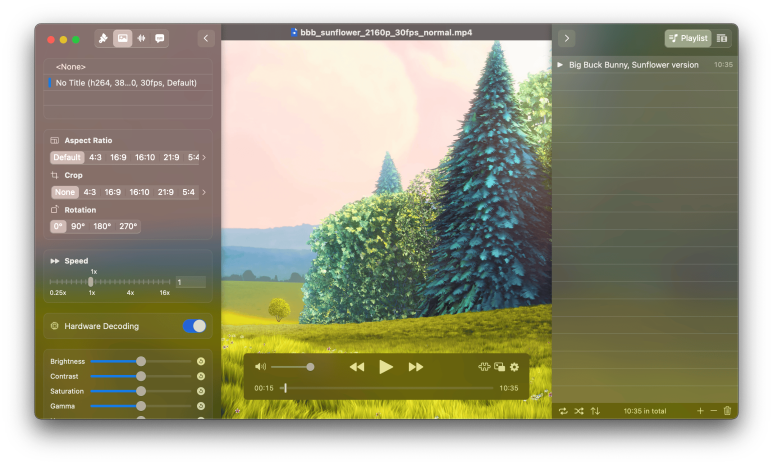 macOS 11에서 Compact Interface를 적용한 공식 예시.