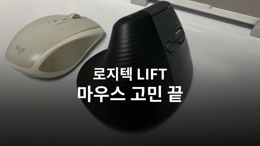 로지텍 LIFT 후기ㅣ6년 쓴 마우스를 바꾼 이유와 맥북 설정 대표 이미지