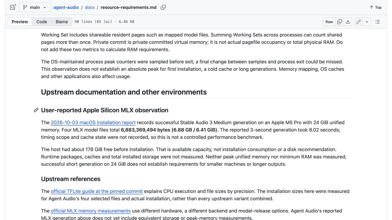 Apple Silicon의 짧은 생성 보고와 아직 측정하지 않은 범위.