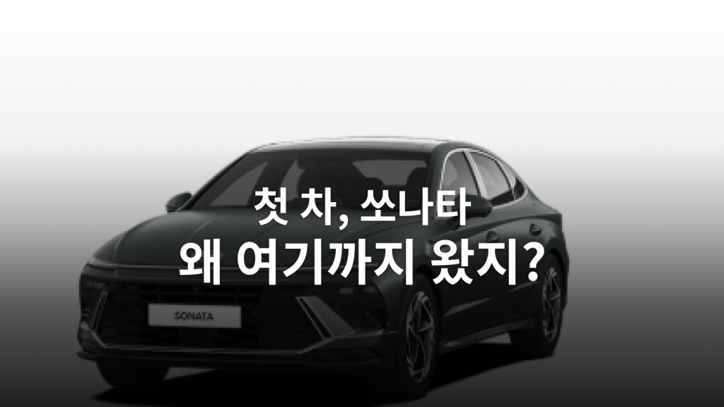 첫 차 쏘나타, 왜 여기까지 왔지? 대표 썸네일