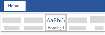 Microsoft Word 공식 도움말의 제목 스타일 안내.
